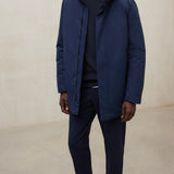 네이비 블루 파르코 코트