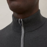 다크 그린 라치 스웨터