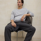 라이트 그레이 율란 스웨터