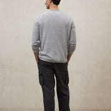 라이트 그레이 율란 스웨터