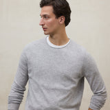 라이트 그레이 율란 스웨터