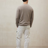 베이지 율란 스웨터