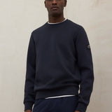 네이비 블루 아를 후디