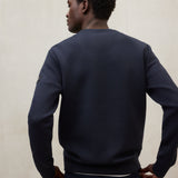 네이비 블루 아를 후디