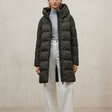 다크 그린 맨리 코트