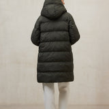 다크 그린 맨리 코트