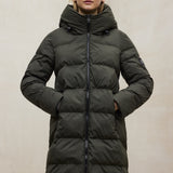 다크 그린 맨리 코트