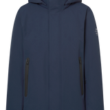 네이비 블루 파르코 코트