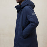 네이비 블루 파르코 코트