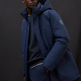 네이비 블루 파르코 코트