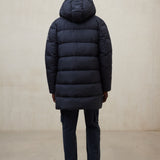 네이비 블루 빈티지 코트