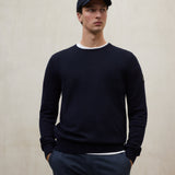 네이비 블루 바요나 스웨터