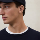 네이비 블루 바요나 스웨터