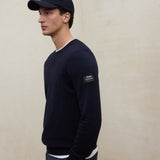 네이비 블루 바요나 스웨터