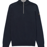 네이비 블루 라치 스웨터