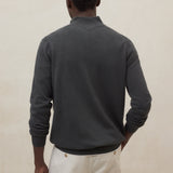 다크 그린 라치 스웨터