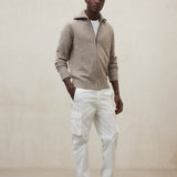 베이지 사사 스웨터