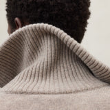 베이지 사사 스웨터