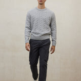 라이트 그레이 틸로 스웨터