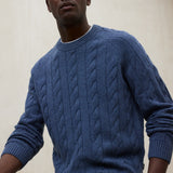 블루 틸로 스웨터