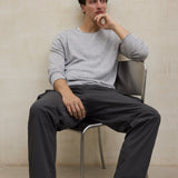 라이트 그레이 율란 스웨터