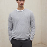 라이트 그레이 율란 스웨터