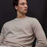 베이지 율란 스웨터