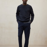 네이비 블루 아를 후디