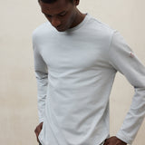 라이트 그레이 롱슬리브 베트로 티셔츠