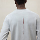 라이트 그레이 롱슬리브 베트로 티셔츠