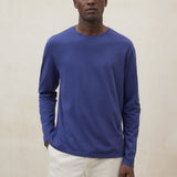 블루 롱슬리브 라레도 티셔츠