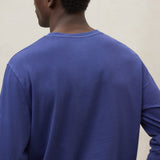 블루 롱슬리브 라레도 티셔츠