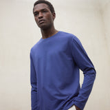 블루 롱슬리브 라레도 티셔츠