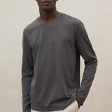 다크 그레이 롱슬리브 라레도 티셔츠