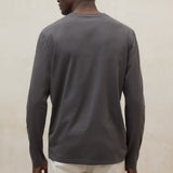 다크 그레이 롱슬리브 라레도 티셔츠
