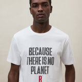 화이트 그레이 민 티셔츠