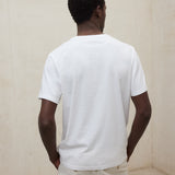 화이트 그레이 민 티셔츠