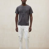 다크 그레이 민 티셔츠