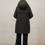 카키 글래머 코트