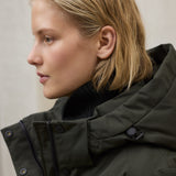 카키 글래머 코트