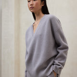 퍼플 아잘레아 스웨터