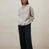 베이지 아잘레아 스웨터