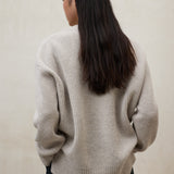 베이지 아잘레아 스웨터