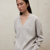 베이지 아잘레아 스웨터