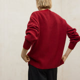 레드 아잘레아 스웨터