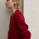 레드 아잘레아 스웨터