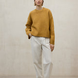 머스터드 키위 스웨터