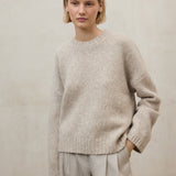 베이지 키위 스웨터