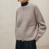 베이지 릴리움 스웨터