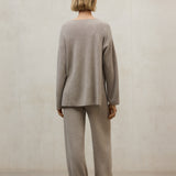 베이지 카브릴 트라우저